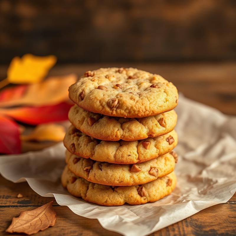 Stack of millet cookies